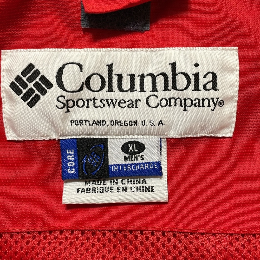 Columbia Men's Red Core Interchangeable Jacket. Very Good Condition. Size XL. - Picture 11 of 15